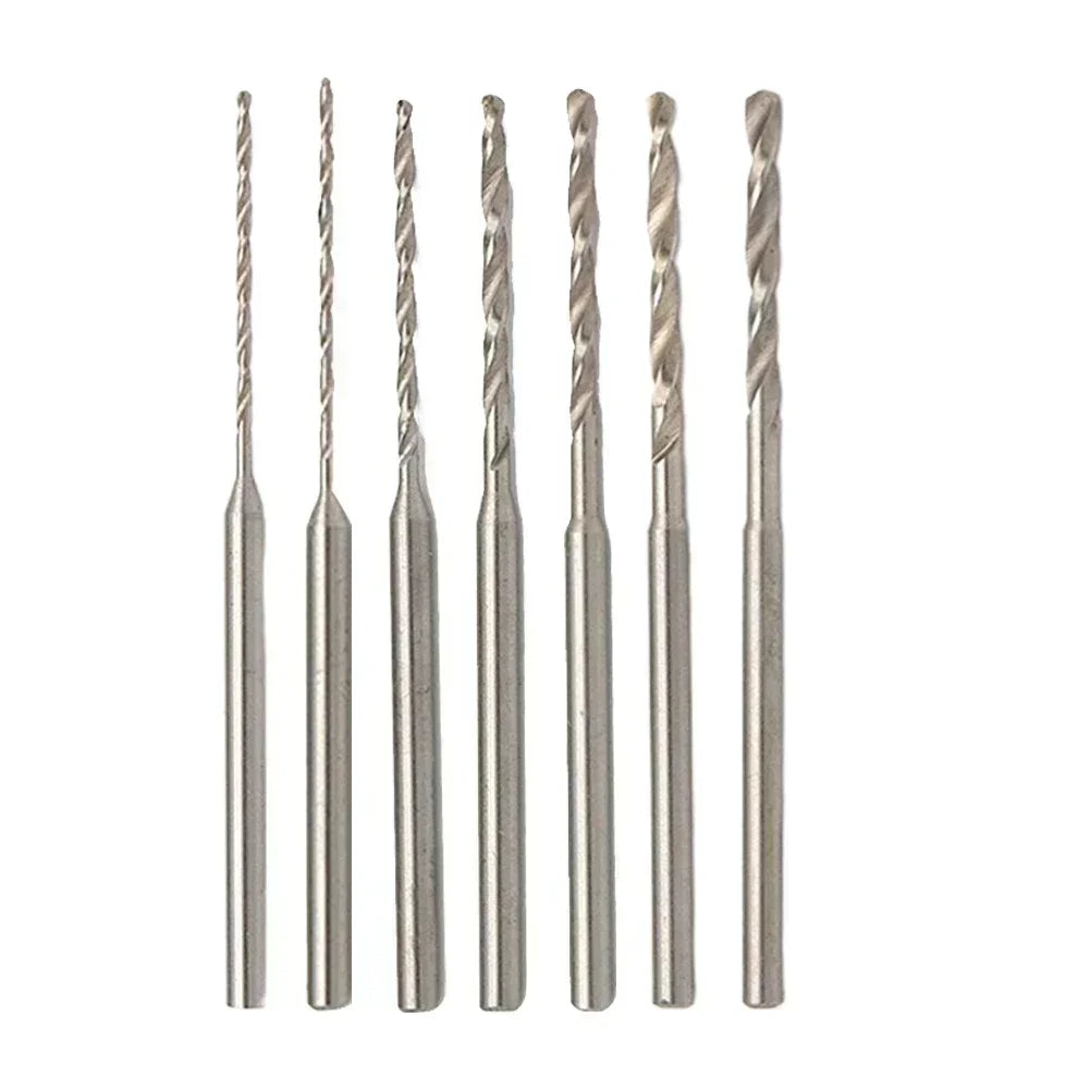 7-Piece HSS Mini Twist Drill Bits 2.35mm Shank | Wood & Craft HSS Twist Drill Bits Axl China Mainland