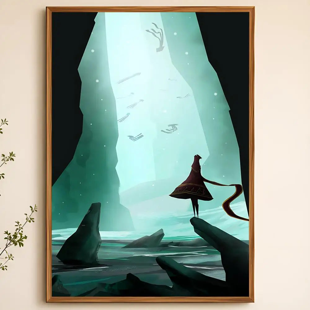 Journey Album Self-Adhesive Wall Poster – HD Waterproof Art Wall Art Poster Axl White14 40X50cmNoframe