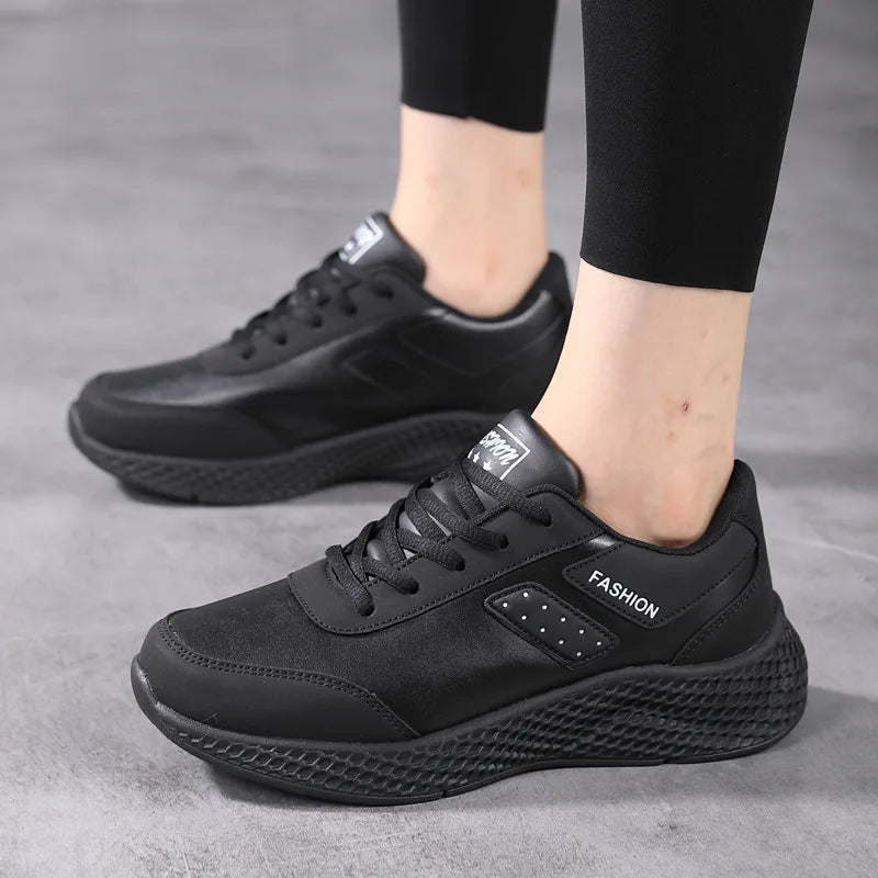 YBQJOO Women's Casual Sneakers – Lightweight Lace-Up Sport Shoe Women's Casual Sneakers Axl
