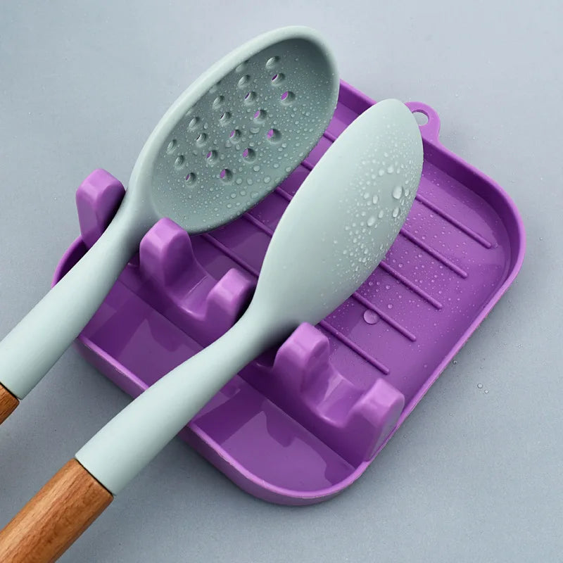 Kitchen Spoon Rest & Utensil Holder – Non-Slip Organizer Rack Utensil Holder Rack Axl