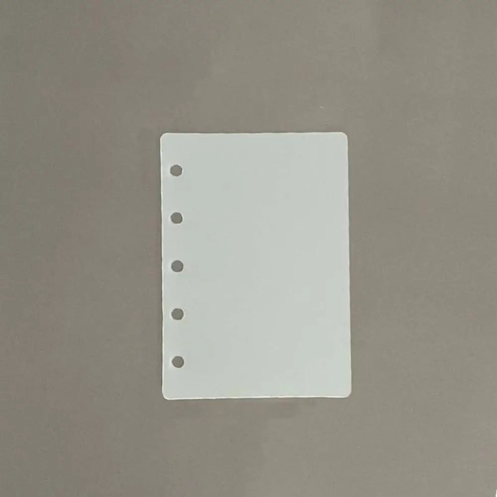 Transparent Loose-Leaf Binder Dividers M5 A8 5-Hole – 10 Pack Binder Dividers Axl Style C