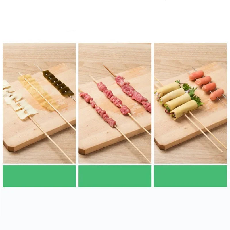 BBQ Kebab Maker Box – 3-in-1 Skewer Stringer for Meat & Veg BBQ Skewer Maker Axl