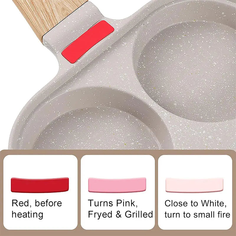 Nonstick 4-Cup Tamagoyaki Egg Pan – Gas & Induction Nonstick Egg Pan Axl