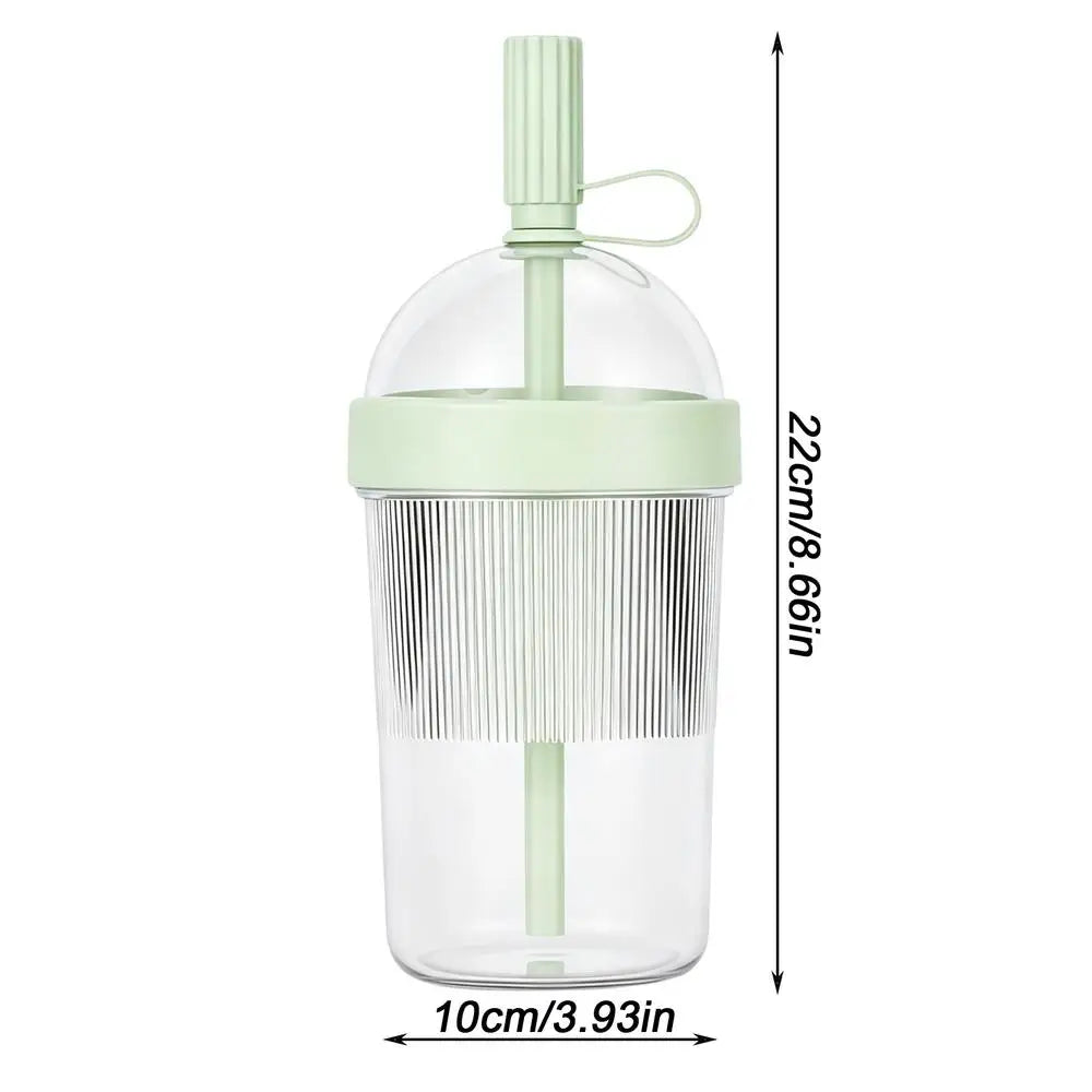 Reusable Tumbler with Lid & Straw | Bubble Tea & Coffee Cup Reusable Drink Tumbler Axl Green
