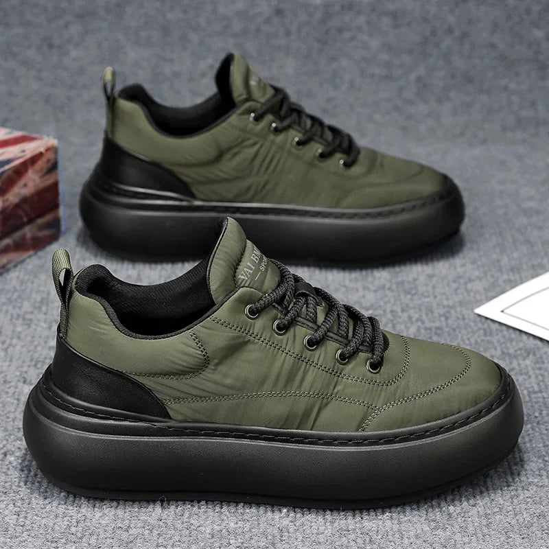 Men's Winter Snow Shoes – Anti-Slip Thick Sole Casual Shoes Winter Casual Shoes Axl Green 39