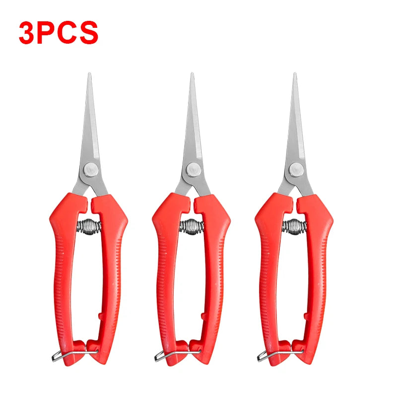 One-Handed Pruning Shears – Bypass Garden Scissors Pruning Shears Axl Style B 3pcs