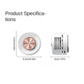 Portable Clip-On Fan – 360° Rechargeable USB Mini Desk Fan Clip-On Mini Fan Axl White