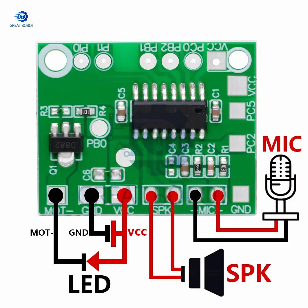DIY Voice Record & Playback Module with Voice Change | 3V–5V Voice Recording Module Axl