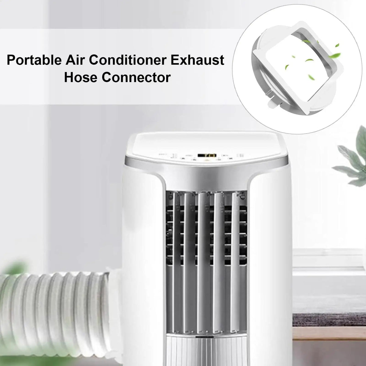 Portable AC Exhaust Hose Adapter – 5.9" Duct Coupler AC Duct Adapter Axl