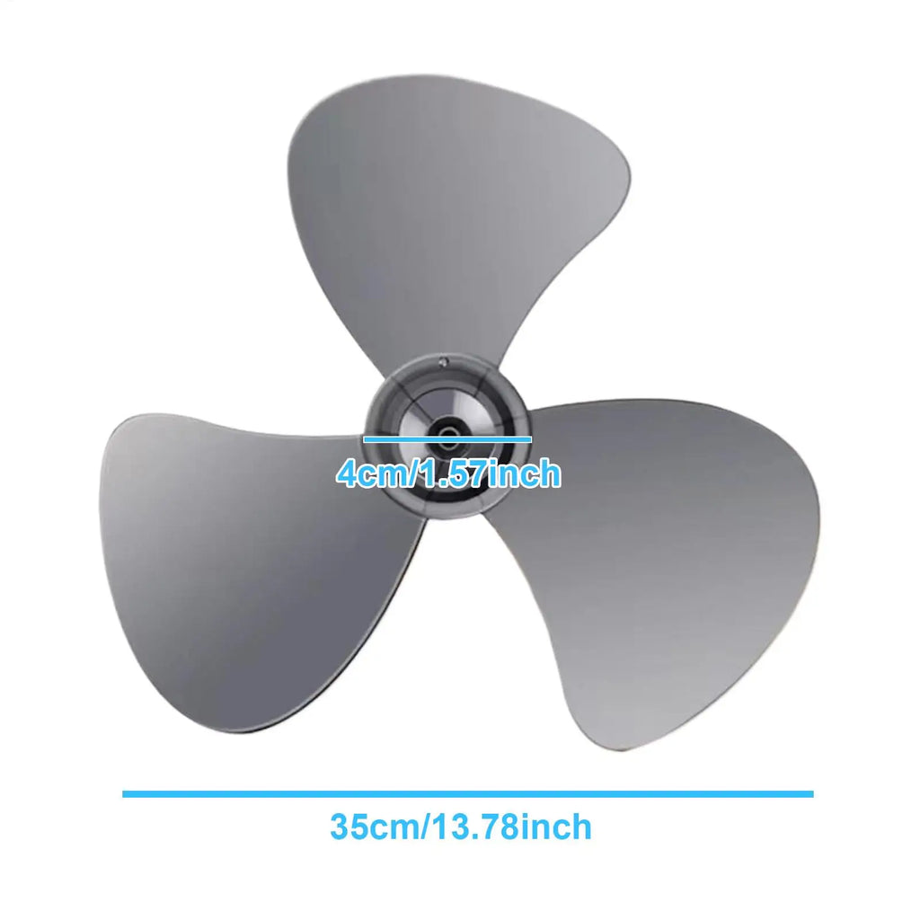 16-Inch Pedestal Fan Blade Replacement with Nut Cover | PP Fan Blade Replacement Axl