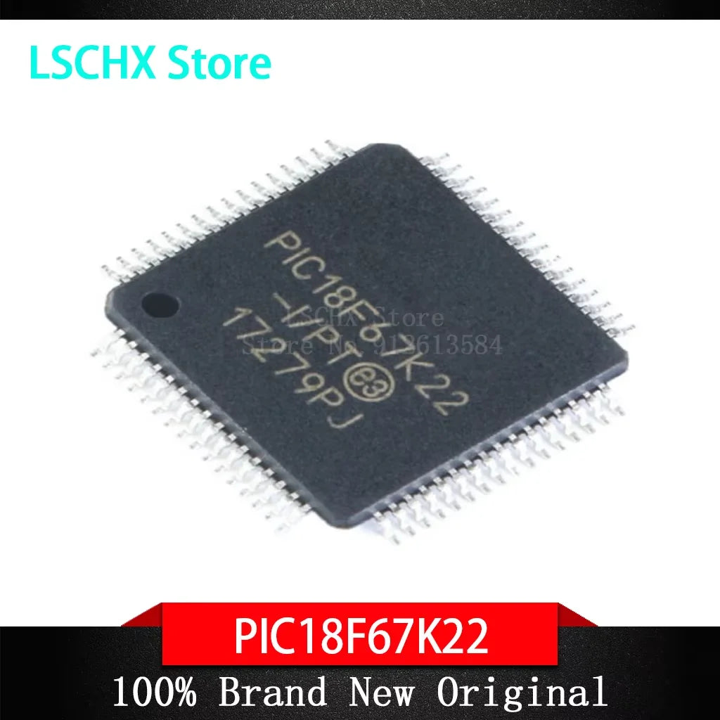 2-Pack PIC18F Series MCU Microcontroller ICs – General Purpose Microcontroller IC Axl PIC18F45K22-I PT