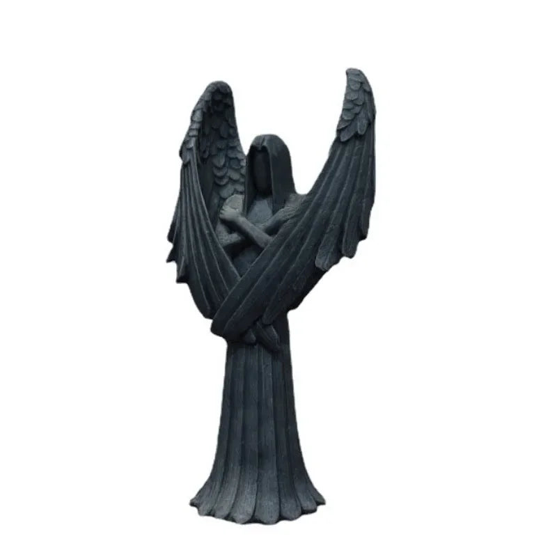 Fallen Angel Cthulhu Faceless Lucifer Resin Statue | Dark Decor Resin Decorative Statue Axl