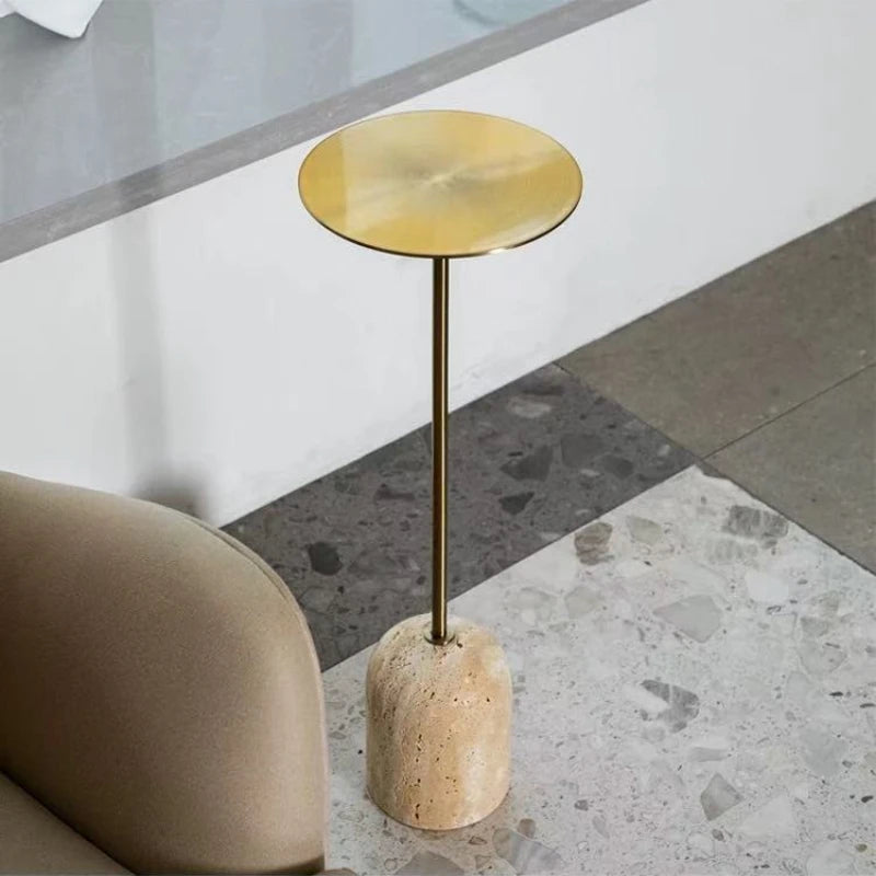 Modern Round Stainless Steel Side Table | Nordic Mini Coffee Table Round Side Table Axl