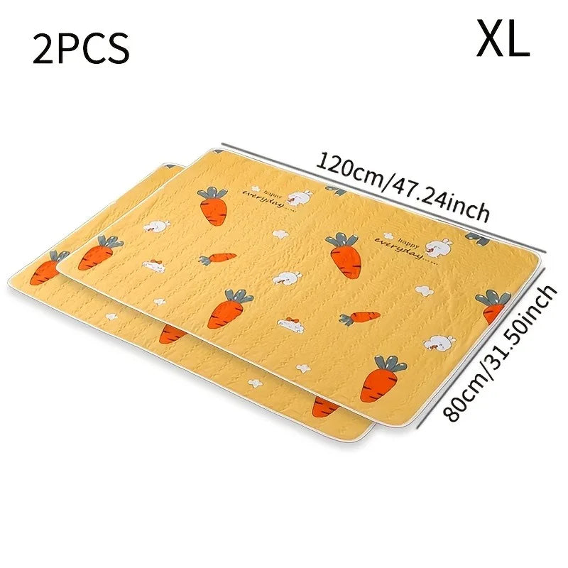 2-Pack Washable Reusable Pet Pads – Cat & Dog Floor Mat Pet Floor Mat Axl 2PCS 80x120cm