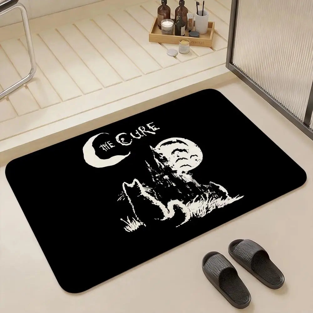 The Cure Band Flannel Floor Mat – Non-Slip Soft Indoor Rug Indoor Floor Mat Axl