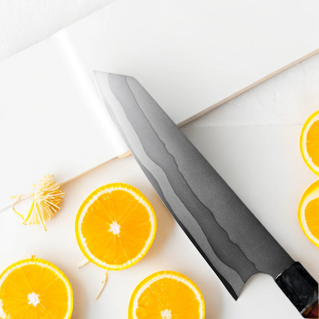 Damascus Steel Chef's Knife – Glow-in-the-Dark Resin Handle Damascus Chef's Knife Axl