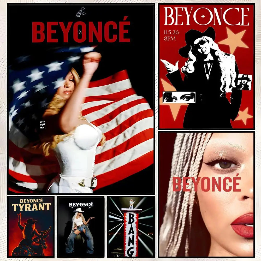 Beyoncé HD Self-Stick Wall Art Poster – Waterproof Home Decor Wall Art Poster Axl
