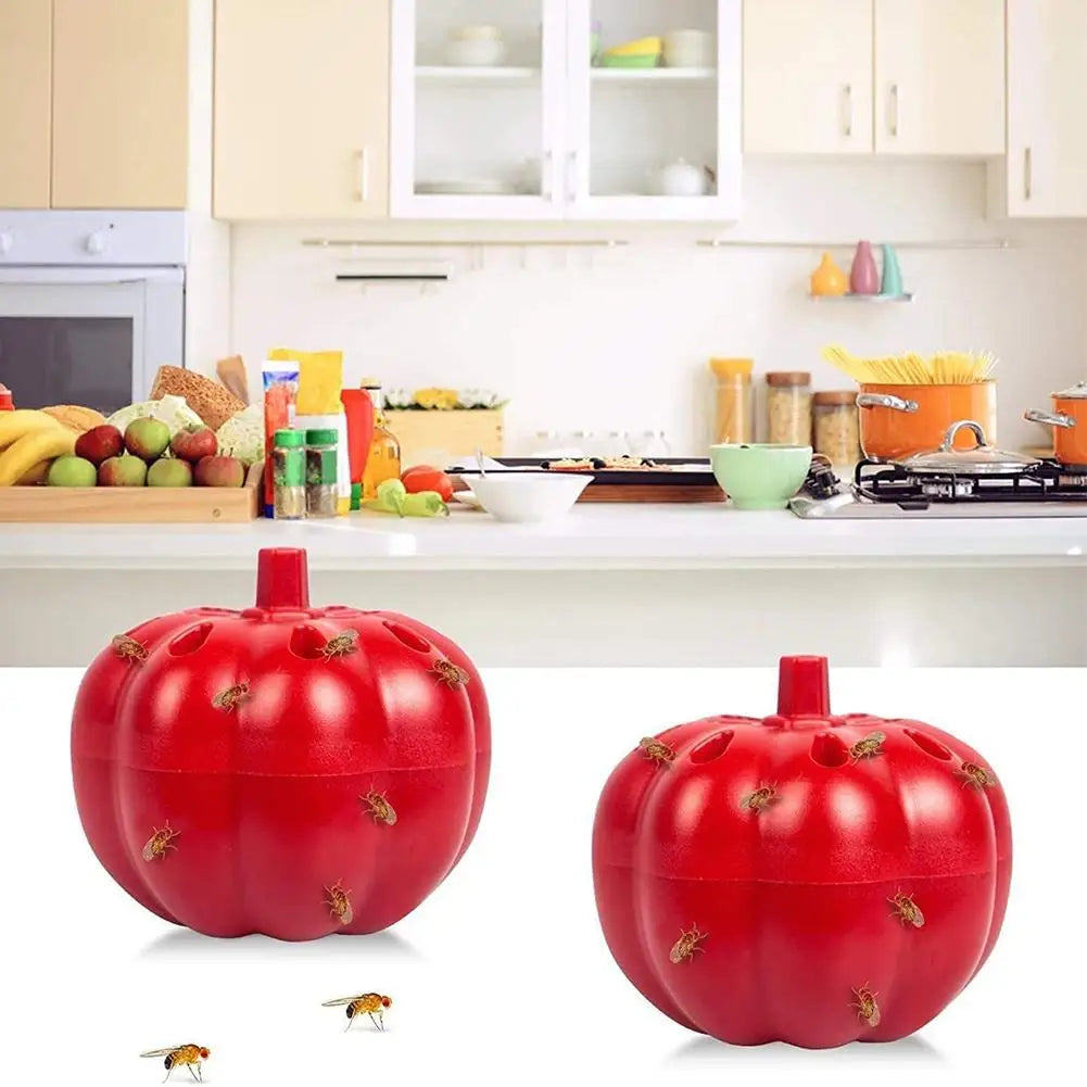2-Pack Reusable Fruit Fly Trap – Indoor & Outdoor Insect Control Insect Fly Trap Axl