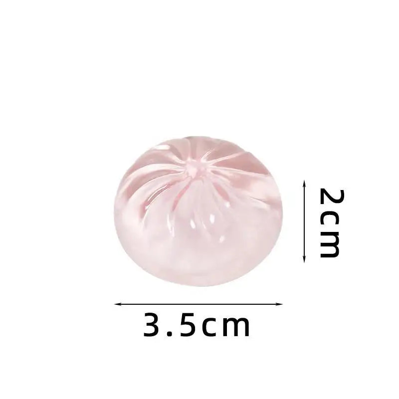 5-Piece Mini Dumpling Squishy Toys Set with Steamer Basket Squishy Fidget Toy Axl
