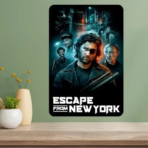 Escape from New York Classic Movie Metal Poster Sign Metal Wall Sign Axl aluminum sign aluminum 20x30cm
