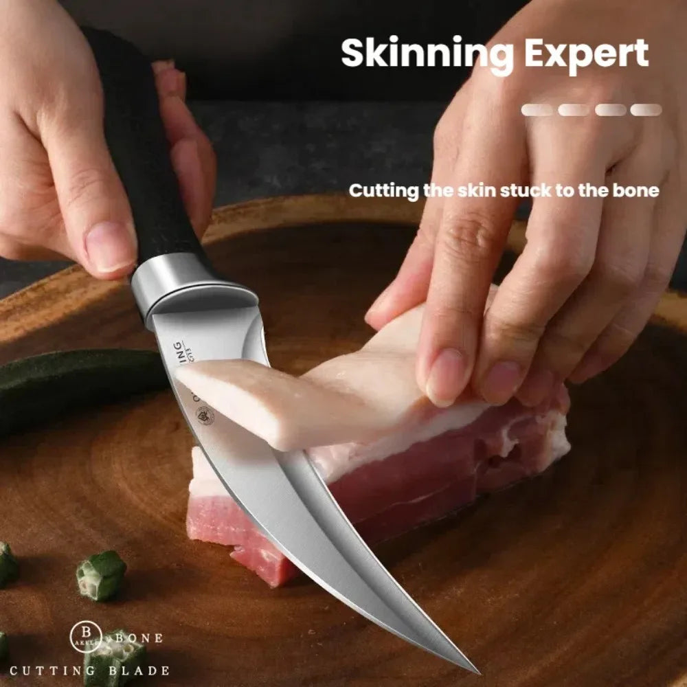 PLYS Stainless Steel Boning Knife with Non-Slip Handle & Cover Boning Knife Axl