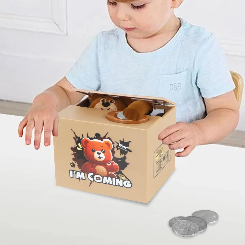 Kids Animated Coin Bank – Action Figure Piggy Bank with Music Animated Coin Bank Axl