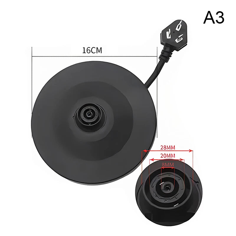 Universal Electric Kettle Base – High Power Disc Replacement Kettle Replacement Base Axl A3