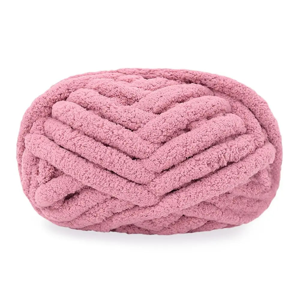 226g Chunky Crochet Yarn Ball – Thick Polyester for Blankets & DIY Chunky Crochet Yarn Axl Peach