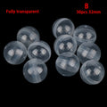 50 Pcs 32mm Clear Plastic Capsule Surprise Balls | Gashapon Capsule Toy Balls Axl B