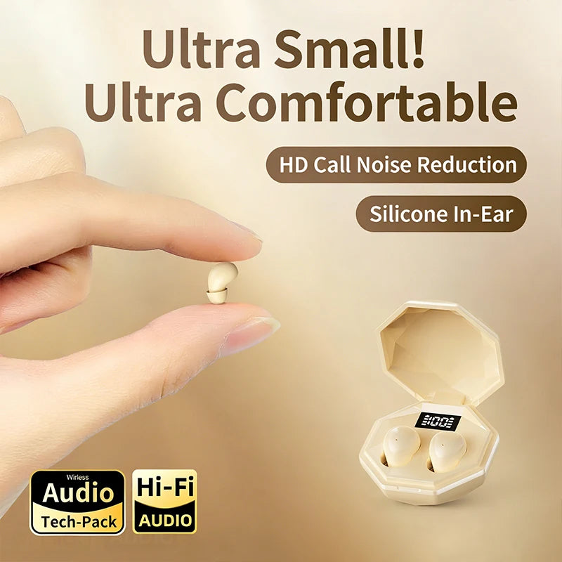 SK45 Wireless Sleep Earbuds | ANC Silicone Bluetooth In-Ear Wireless Sleep Earbuds Axl