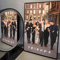 Friends TV Show Self-Adhesive Wall Poster | Home & Office Art Self-Adhesive Wall Poster Axl Black11 50X70cmNoframe