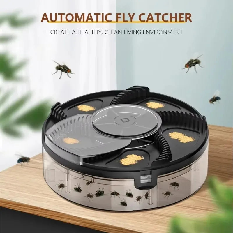 USB Rechargeable Indoor Fly Trap – Quiet Automatic Insect Catcher Indoor Fly Trap Axl