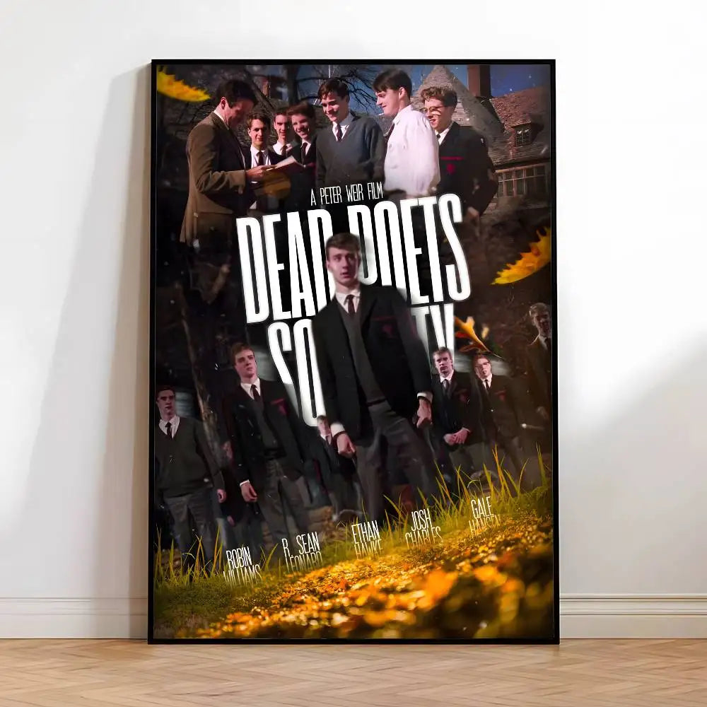 Dead Poets Society Movie Poster – HD Self-Adhesive Wall Art Movie Wall Poster Axl z8 30X40cmNoframe