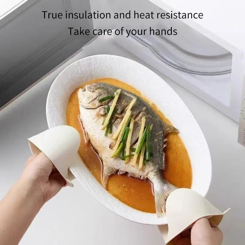2-Pack Silicone Oven Mitts – Heat Resistant Non-Slip Kitchen Gloves Silicone Oven Mitts Axl