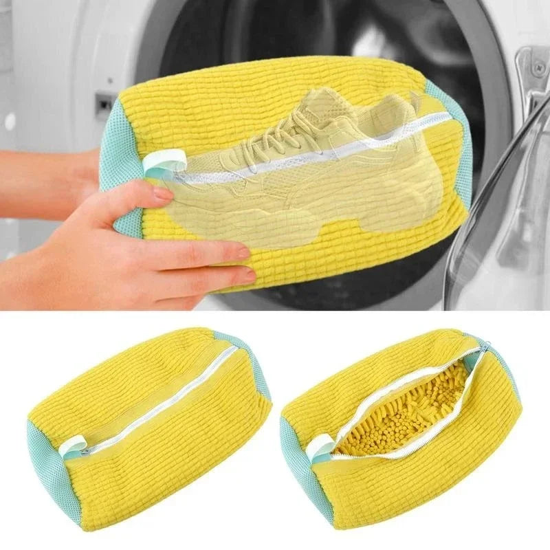 Shoe Laundry Wash Bag – Anti-Deformation Cotton Mesh (1/2 Pack) Shoe Laundry Bag Axl