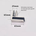 304 Stainless Steel Glass Clip Holder – Tempered Glass Bracket Glass Clip Bracket Axl 90 Degree