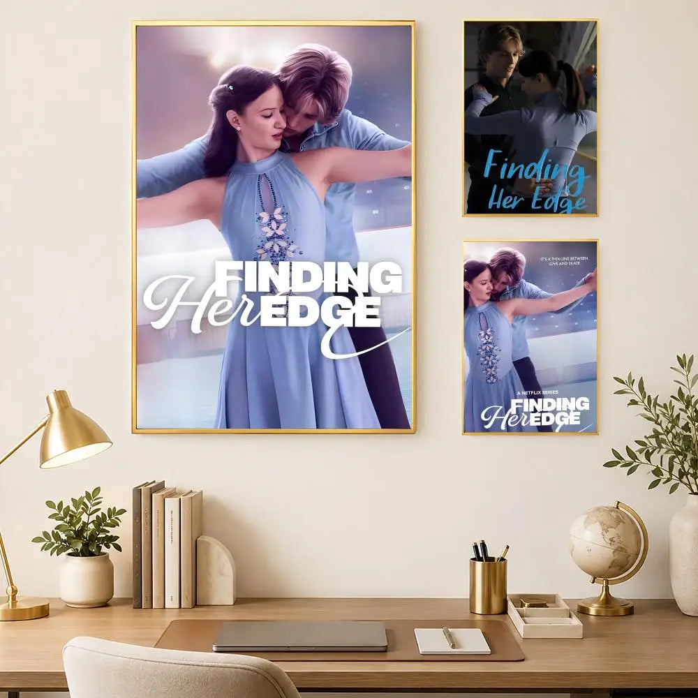Finding Her Edge Self-Stick HD PVC Wall Art Poster | Waterproof Wall Art Poster Axl