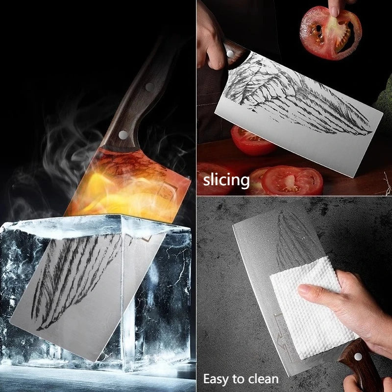 PLYS Forged High-Alloy Carbon Steel Chef's Slicing Knife Chef's Slicing Knife Axl
