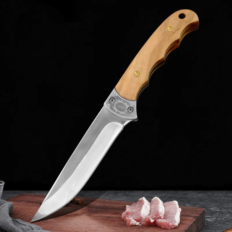 InLeung Forged Boning Knife – Stainless Steel & Wood Handle Boning Knife Axl