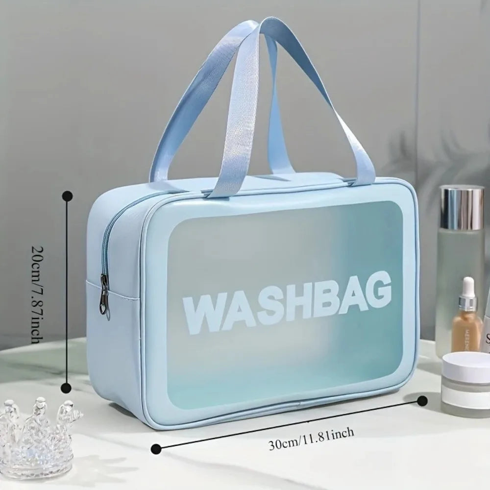 Large Clear Toiletry Bag – Waterproof Travel Makeup Organizer Clear Toiletry Bag Axl