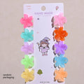 20-Piece Flower Hair Claw Clips – Mixed Color Mini Jaw Clips Hair Claw Clips Axl Jelly-series-2set