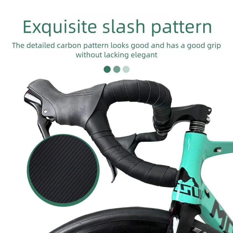Road Bike Handlebar Tape – Anti-Slip 3D Texture Wrap Strap Handlebar Tape Axl