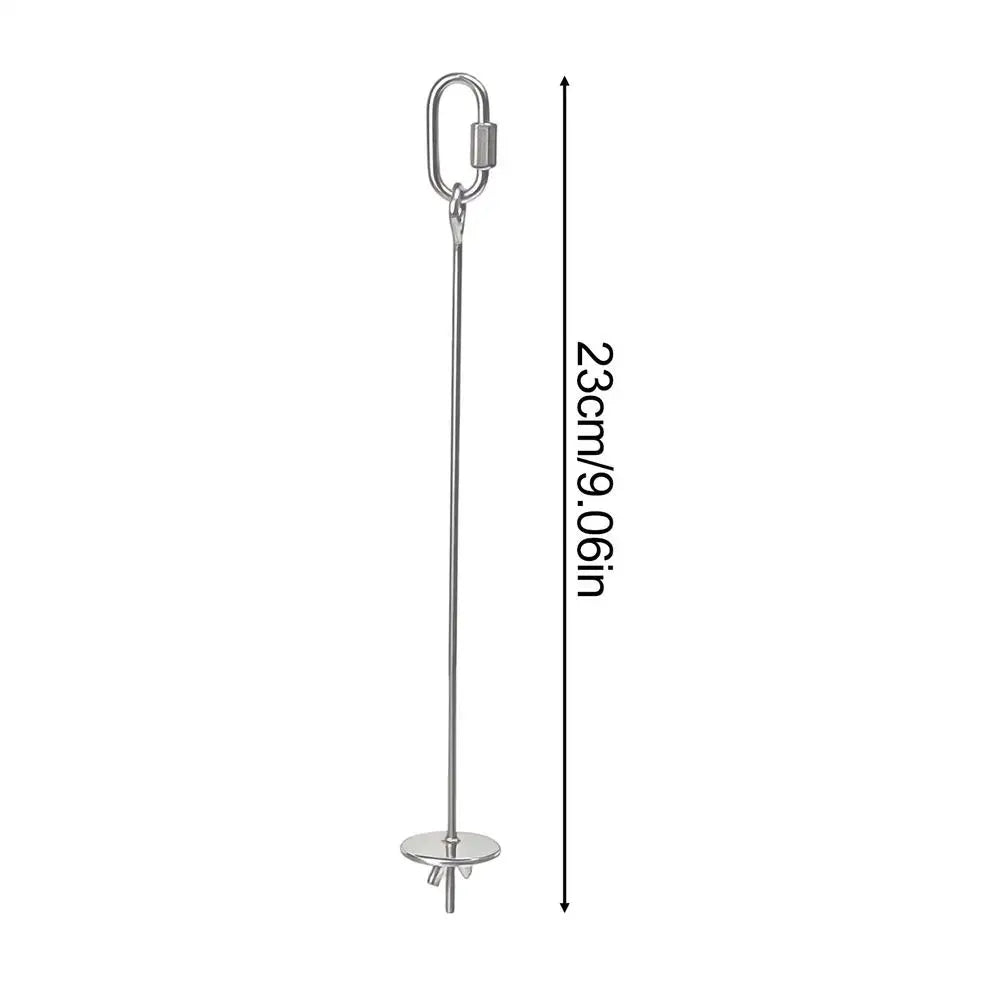 Stainless Steel Bird Cage Food Skewer – Fruit & Veggie Holder Bird Cage Feeder Axl Silver M