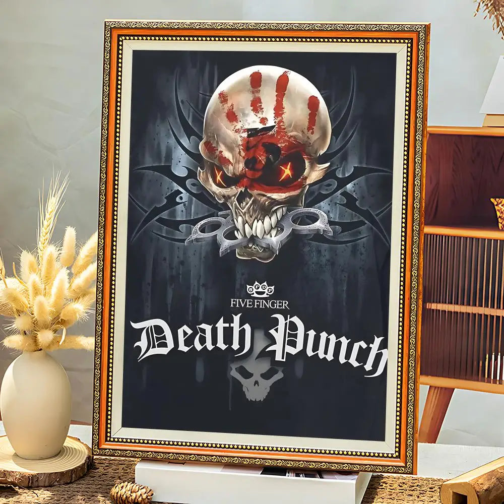 Five Finger Death Punch Poster – HD Self-Adhesive Waterproof Music Band Poster Axl White5 21X30cmNoframe