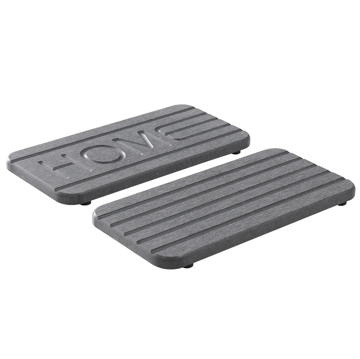 2-Piece Diatomaceous Earth Drying Mat & Sink Tray Organizer Stone Drying Mat Axl 20x10cm-2PCS Black