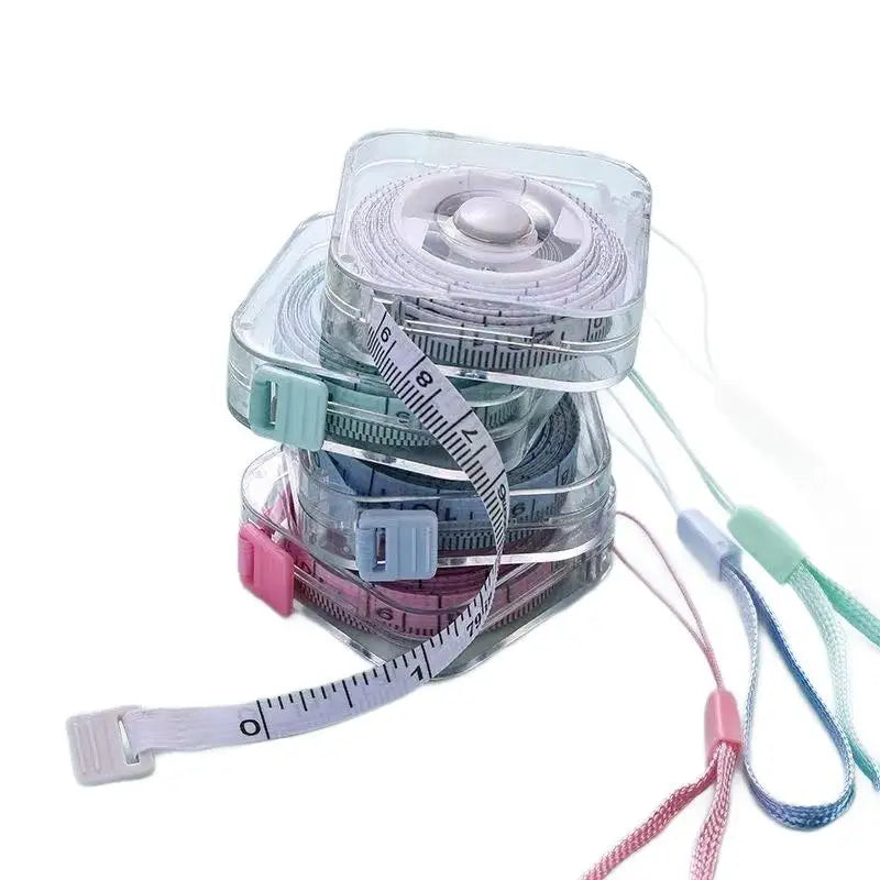 Soft Tape Measure 2M Retractable Mini Square Case – Colorful Soft Tape Measure Axl