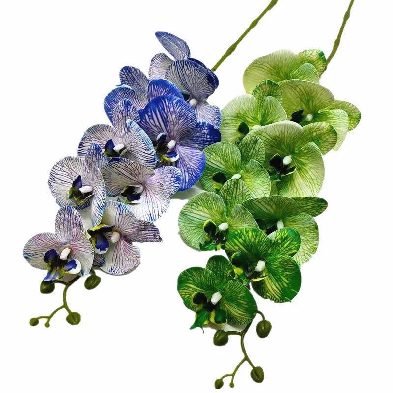 Real Touch Artificial Orchid – 9 Heads Phalaenopsis Stem 91cm Artificial Flower Stem Axl