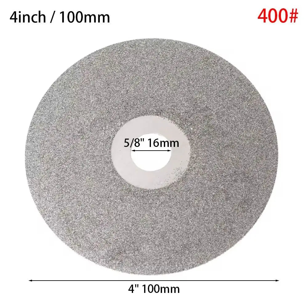 4" Diamond Grinding Disc 100mm 80–3000 Grit Abrasive Wheel Abrasive Grinding Disc Axl 400-grits-1PCS
