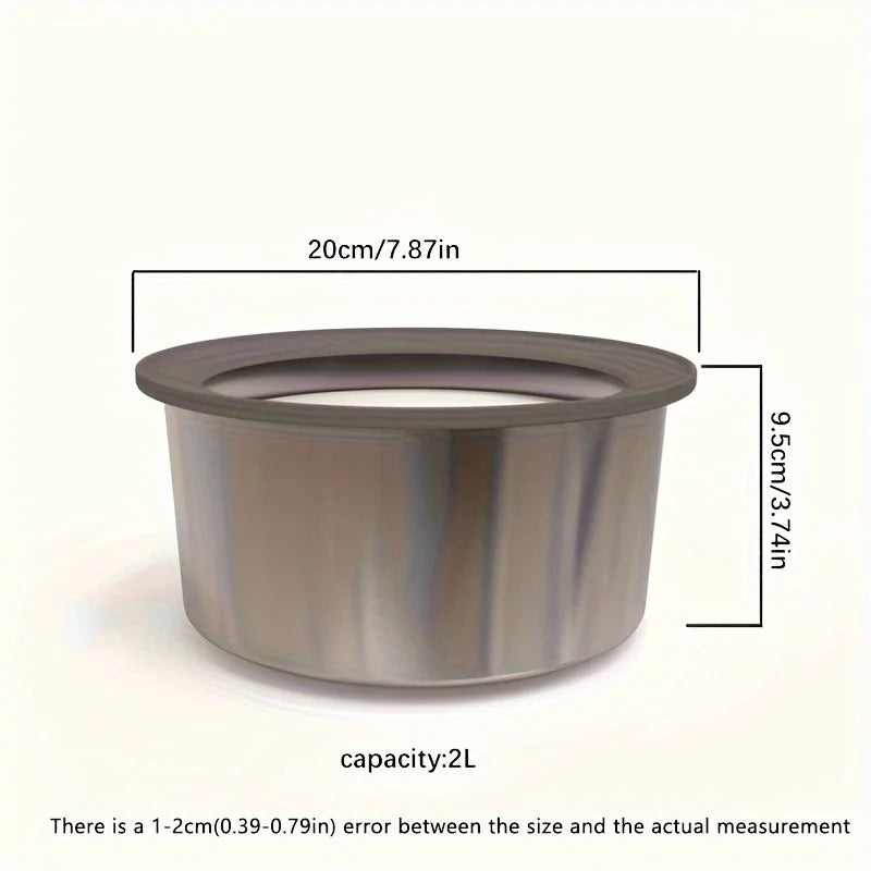 KEMORELA Anti-Spill Dog Water Bowl – Floating Disk Design Pet Water Bowl Axl 2L