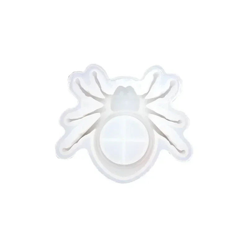 3D Spider Candle Holder Silicone Mold | Gothic Halloween Craft Craft Silicone Mold Axl